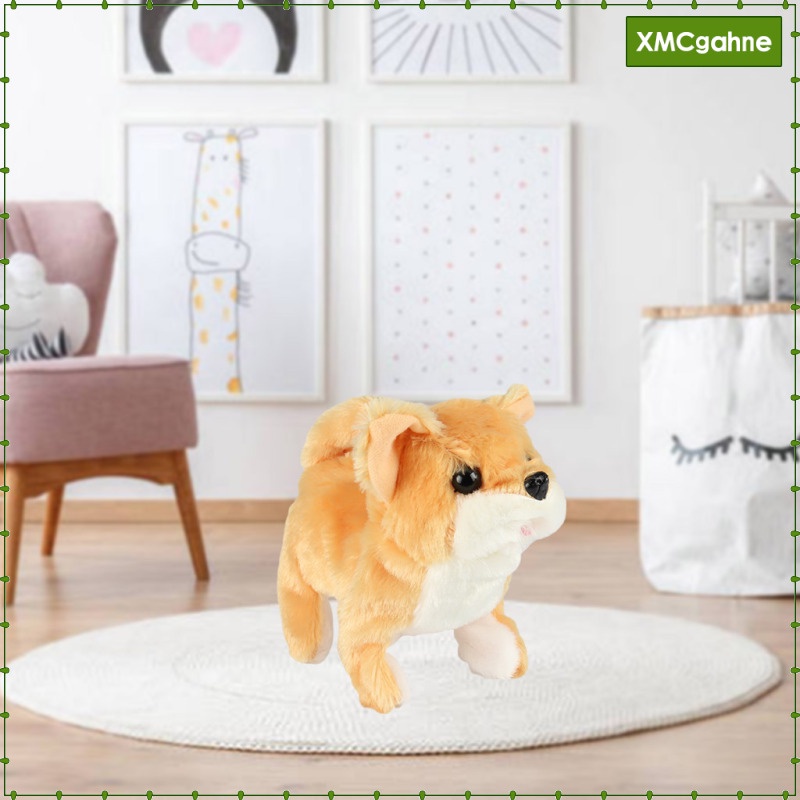 Image of lindo inteligente perro eléctrico mascotas de peluche cachorro perrito robot perro juguete niño juguete regalo #4