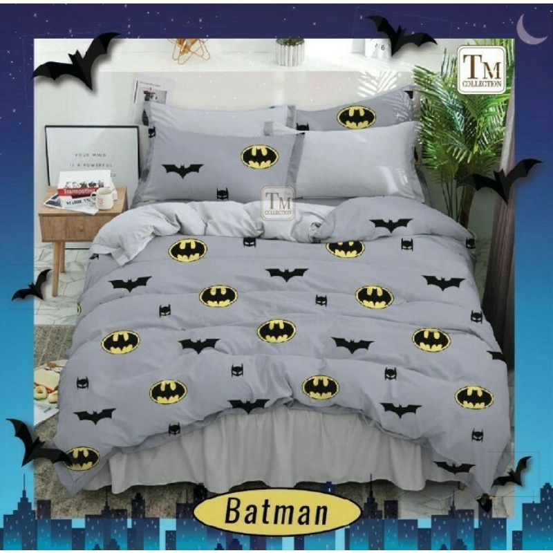 Sábanas de algodón Batman de Panca Motifs, sábanas caseras / sábanas  personalizadas UK 80,90,100,140,160,180,200 | Shopee Colombia