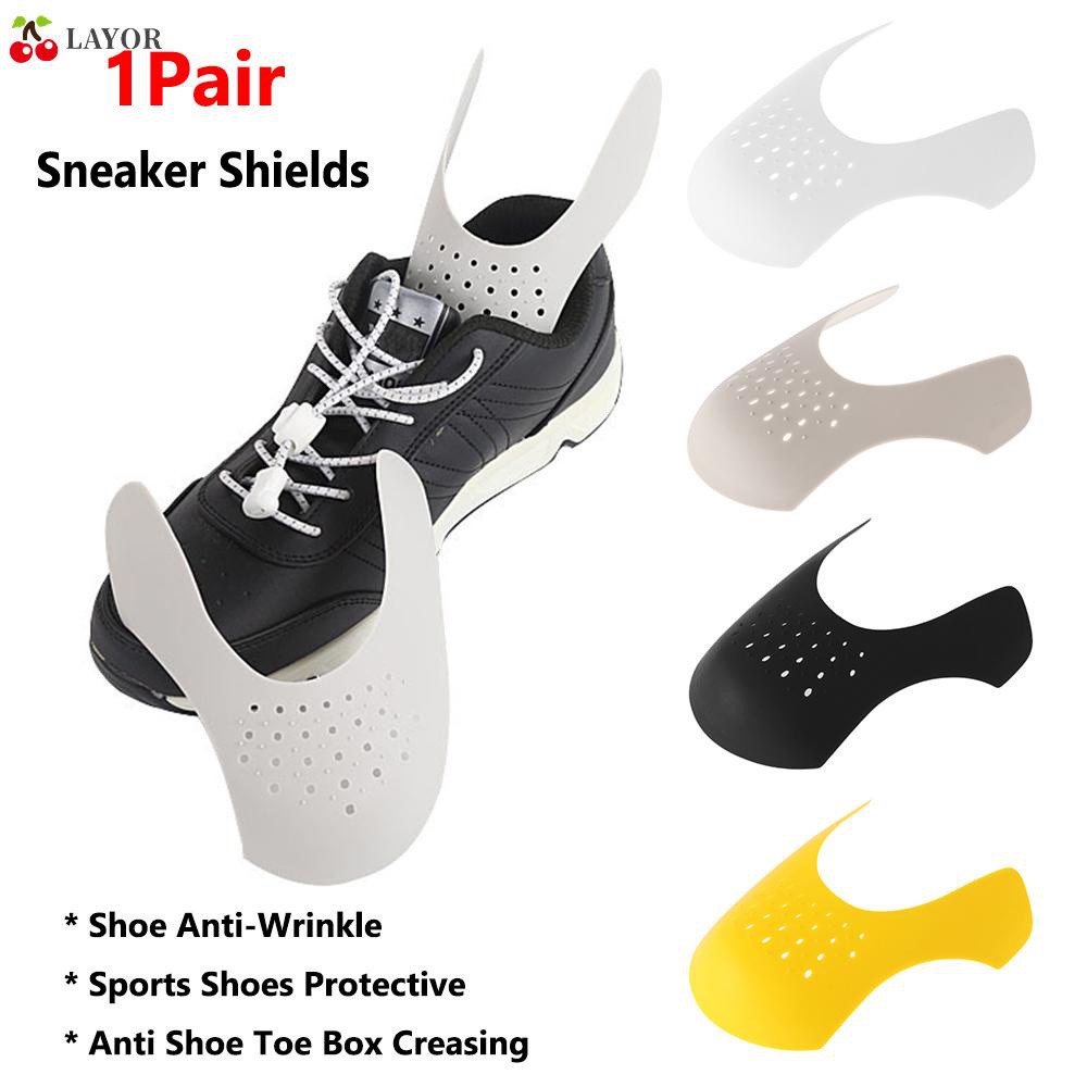 JIO-S Jiobapiongxin Puntera Anti-arrugas Artefacto Antiarrugas Soporte para zapatos Soporte para zapatos Toe Wrinkle Film Estereotipo Anti-pliegues Sneaker Shield gris 