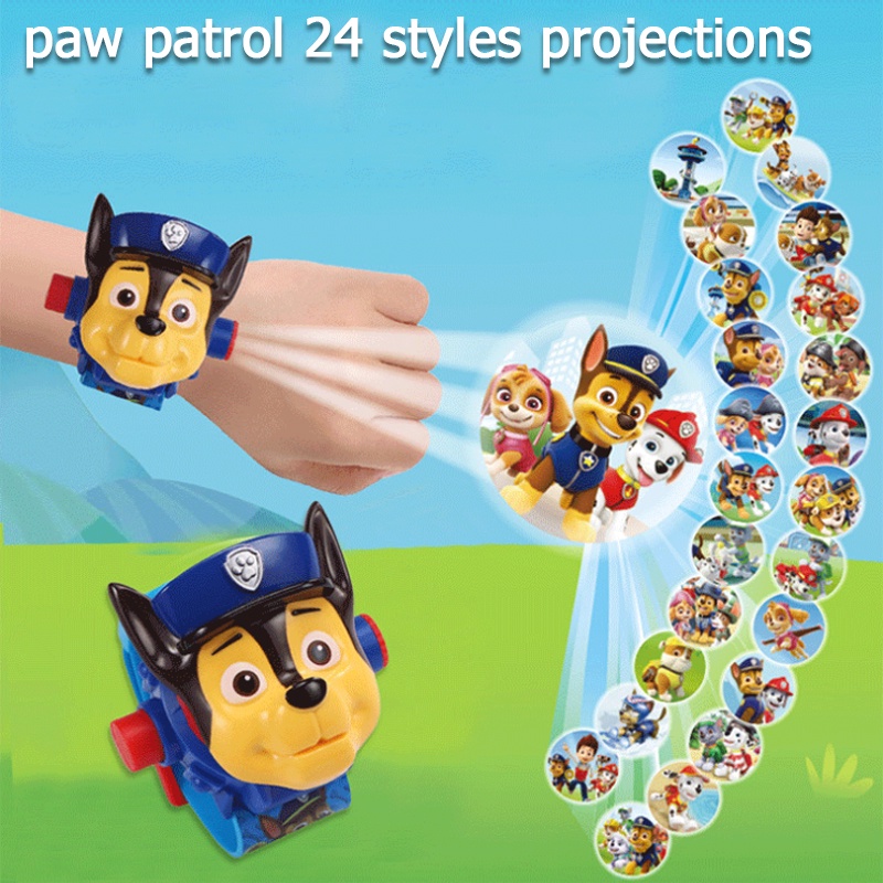 Paw Patrol (24 Imágenes) Proyector De Patrulla Canina lol Watche Kids  Frozen Spiderman Dibujos Animados Juguetes Para Bebés Relojes Para Niña Parque  Infantil Mainan Kanak Educativo | Shopee Colombia
