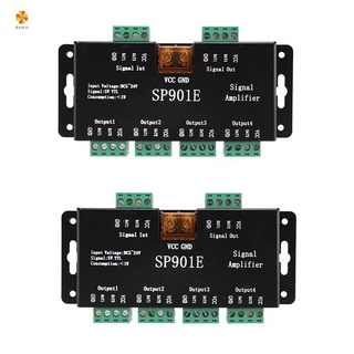 2Pcs SP901E SPI Amplificador De Señal Repetidor Para WS2812B WS2811 WS2813 RGB Direccionable LED Pixel Tira Programable Matriz #6