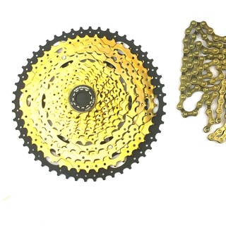 Image of thu nhỏ LTWOO bicicleta de montaña velocidad fibra de carbono esfera trasera 52T volante AT12 1x12 kit de cambio de dedo kit versión dorada #5