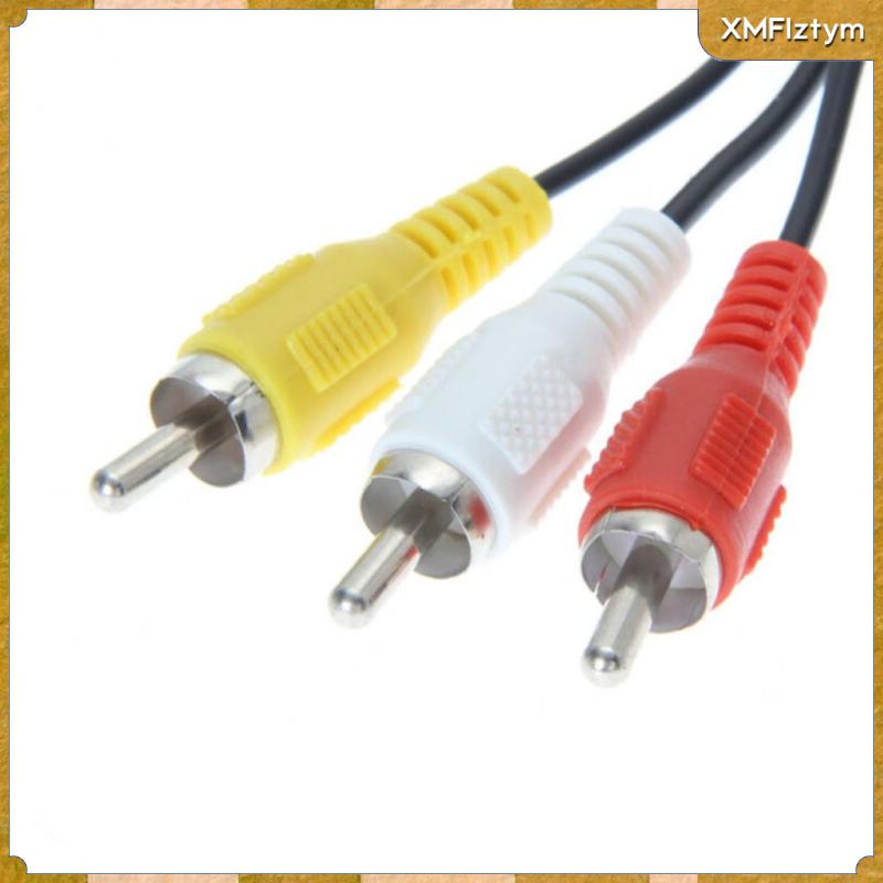 Image of HDMI Male S-Video to 3 RCA AV Audio Cable Cord Adapter For  GameCube N64 SNES #6