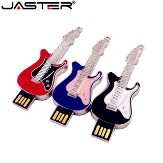 Image of JASTER 3 Colores Negro Rojo Azul Cristal Guitarra Modelo usb2.0 8GB 16GB 32GB 64GB 128GB 256GB USB flash drive