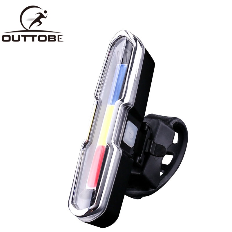Image of Outtobe Luz Trasera De Bicicleta LED De Freno USB Recargable Señales De Giro Lámpara De Ciclismo Casco Impermeable Para MTB Carretera #8