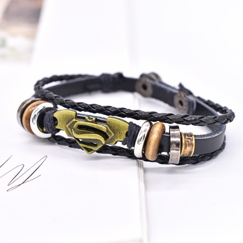 Pulsera Gótica De Superman Batman Vintage Para Hombre , Ajustable Para Liga  De La Justicia , Joyería De Fiesta , Regalo De Halloween | Shopee Colombia