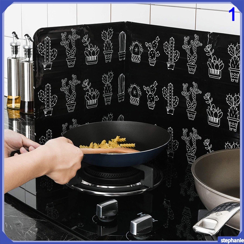 1 pieza de protector de salpicaduras de aceite de papel de aluminio para  cocina, cocina, hogar | Shopee Colombia
