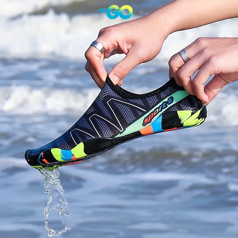 Zapatos de agua para hombre, zapatillas de agua de secado rápido unisex, zapatillas nadar, zapatos de yoga para zapatos de buceo en la aguas arriba | Shopee Colombia