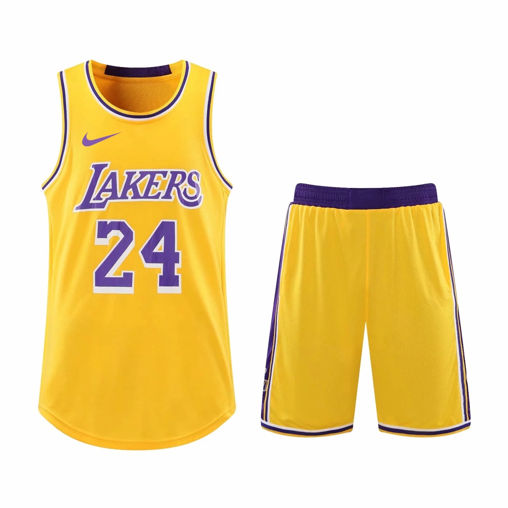 Ropa De Baloncesto Los Angeles Lakers Kobes Hombre Traje Clásico Camisetas  Tops + Shorts_zcsmall1 . co | Shopee Colombia