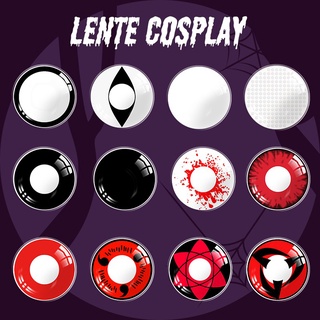 Lentes de contacto Cosplay lenses Lentes De Contacto De Colores Cosméticos Para Ojos Halloween Naruto Gato #10