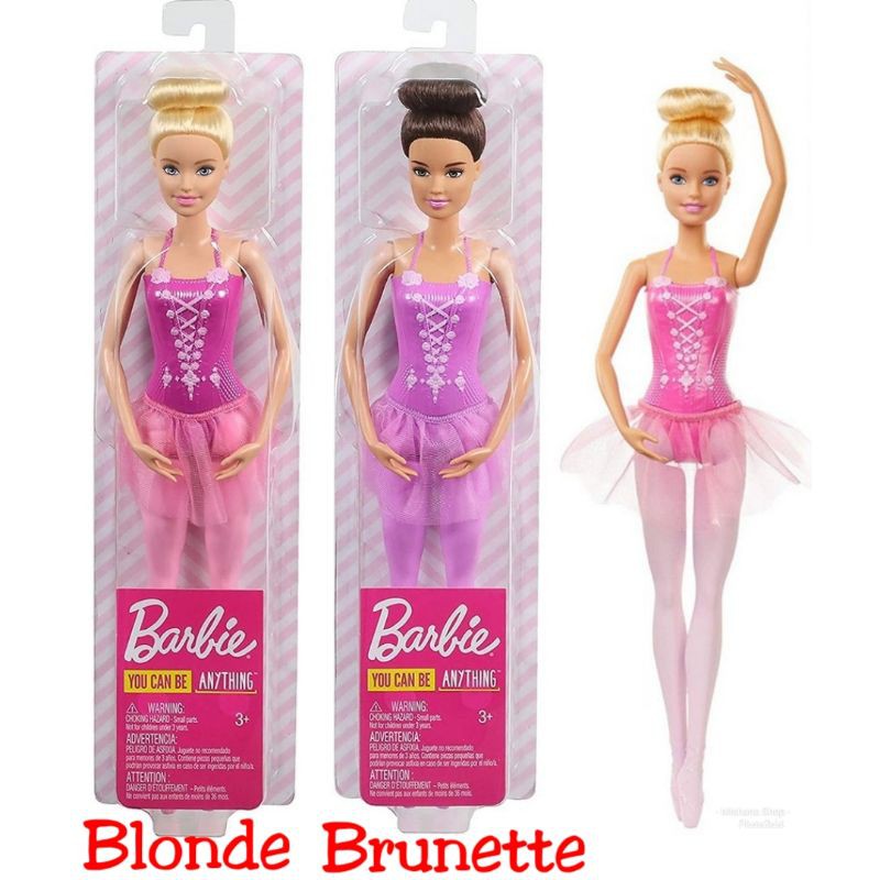 Muñeca barbie Mattel bailarina tutú rubia o morena muñeca de pelo | Shopee  Colombia