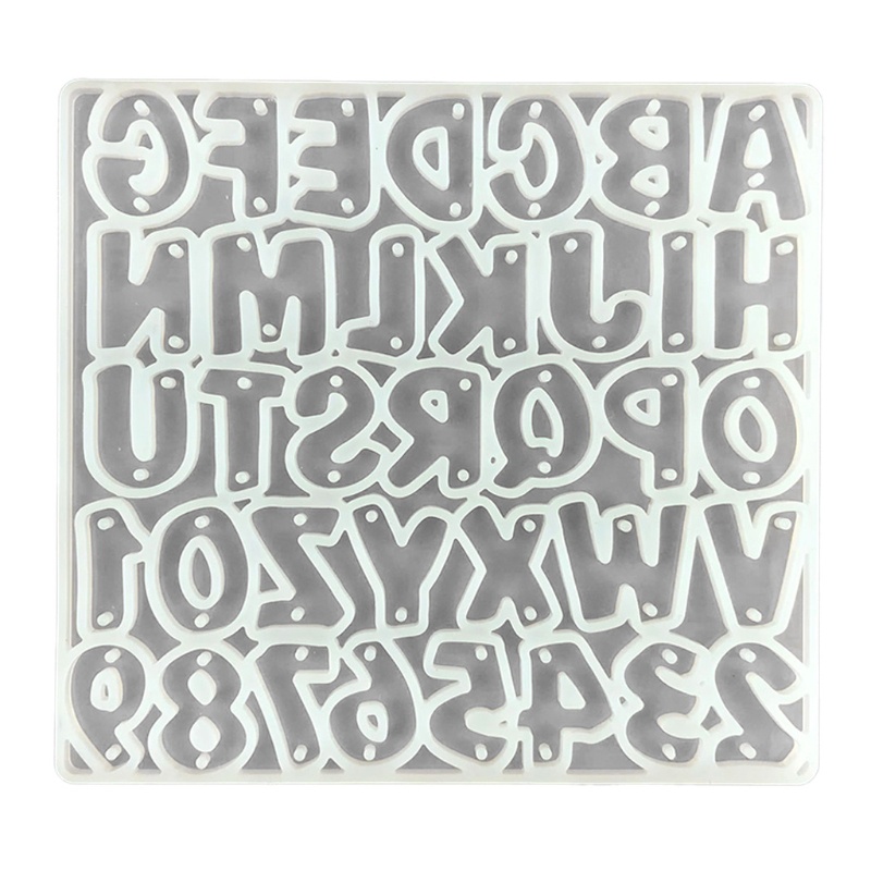 KING Hecho A Mano De Cristal UV Resina Epoxi Molde DIY Arte Artesanía Letra Número Orejas Molud