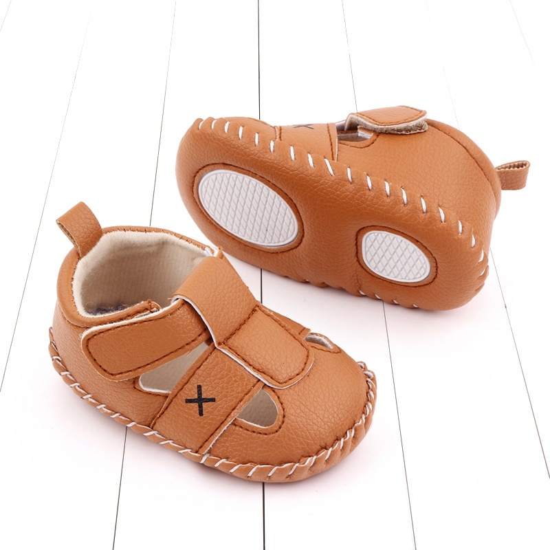 11cm-Marrón Duokon Suave Cuero de Nobuk Prewalker para bebés Zapatos Moda Infantil Informal Infantiles para Caminar Calzado 