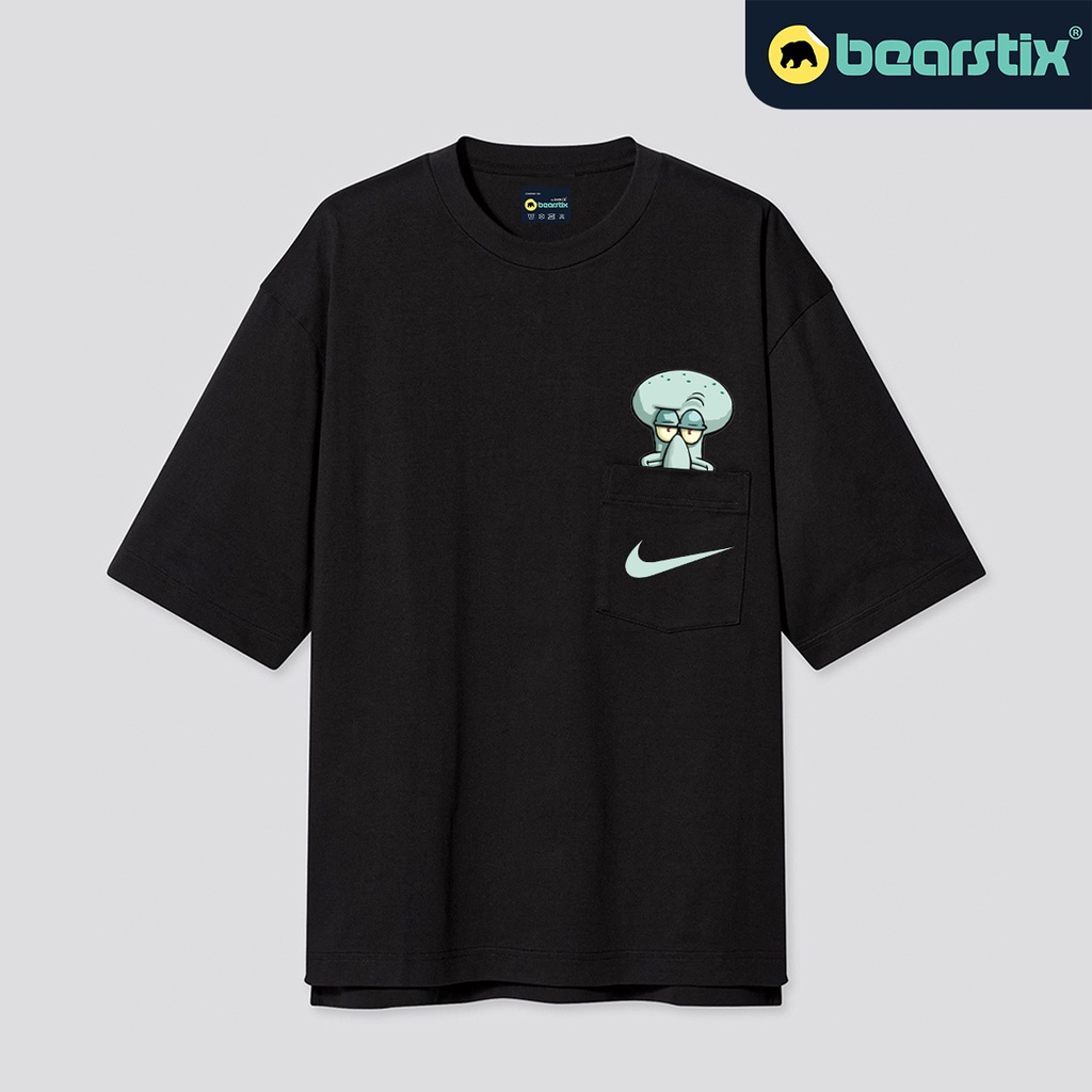 Camiseta de tamaño con bolsillo de calamar con bolsillo de gran tamaño para Nike bob esponja | Shopee Colombia