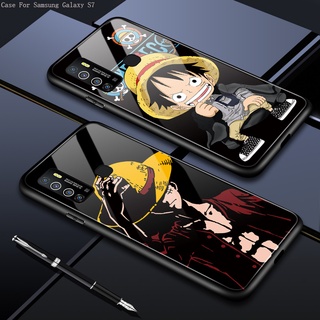 Samsung Galaxy S22 S8 S7 Edge Plus S8 + Ultra S22+ 5G Funda Celular Suave Para Estuche Anime One Piece Luffy Caso #1