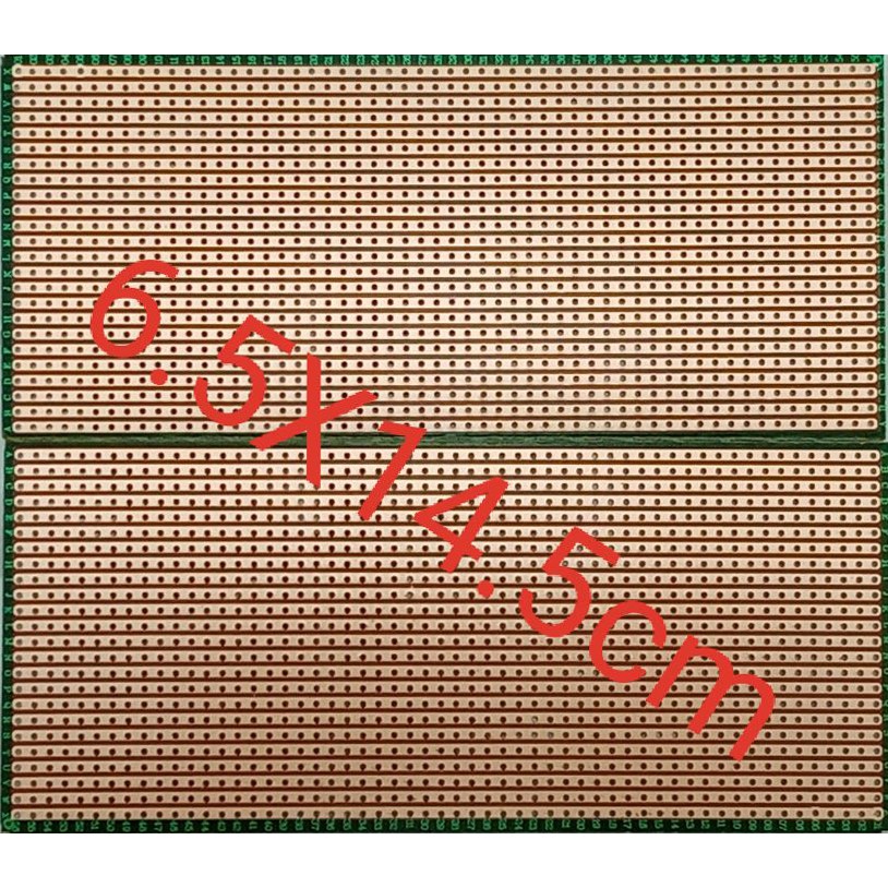 JIADO 5PCS Prototipo Stripboard/Placa De Circuito PCB 6,5 Cm x 14,5 Baquelita De Un Solo Lado 56 Agujeros De Conexión #7