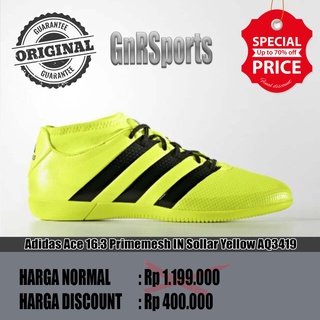 Adidas Ace 16.3 Primesh en amarillo Sollar AQ3419 100% Original zapatos de fútbol sala #1