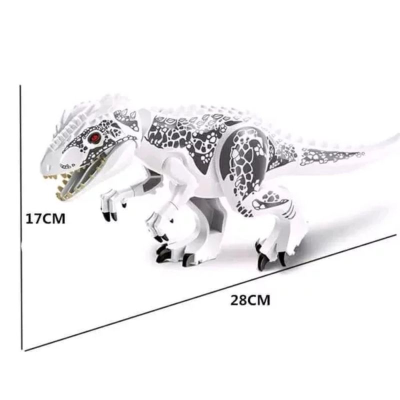 Lego dino indominus rex blanco sellado solo dinosaurio jurassic world jurassic park fallen kingdom lost world.bootleg #3