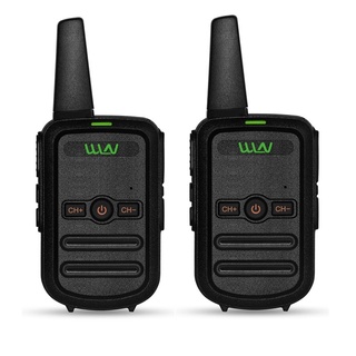 Image of thu nhỏ 2pcs wln kd-c52 mini walkie talkie uhf 400-470mhz recargable de dos vías radio #0