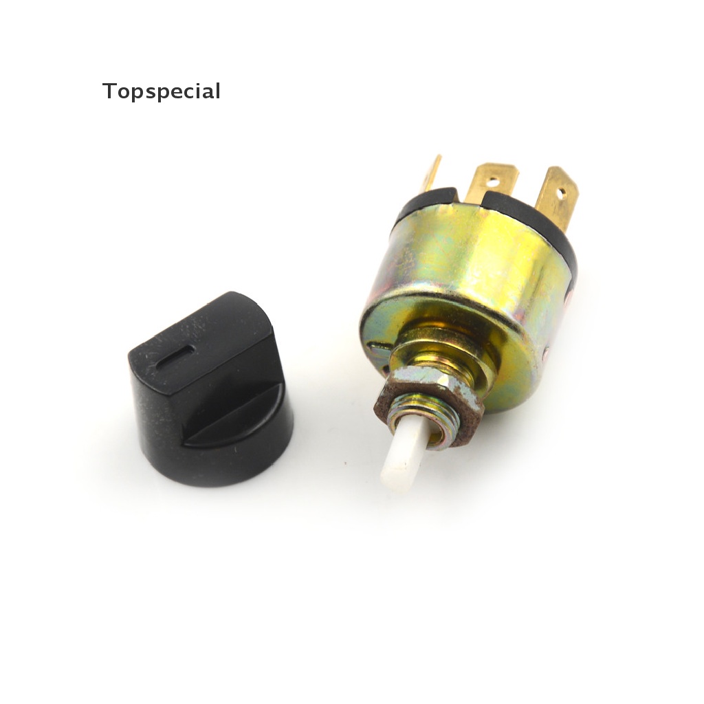 Topspecial Nuevo 1Pcs Interruptor Rotativo 4 Posiciones 3 Velocidades/De Dirección #4