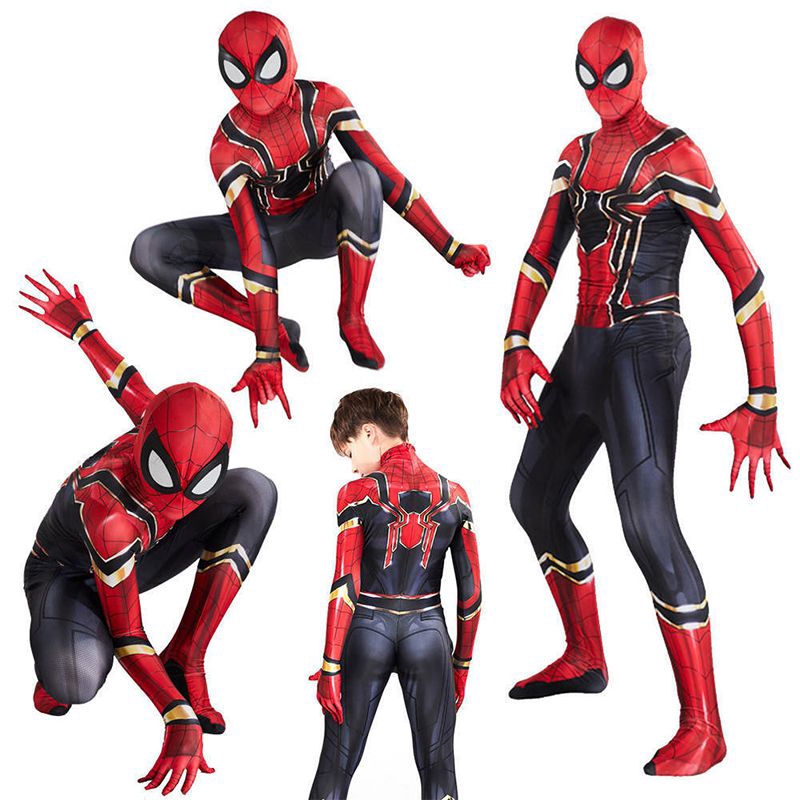 Spider-Man Homecoming Iron Spiderman Traje De Superhéroe Disfraz De Cosplay  Mono Para Niños Y Adultos | Shopee Colombia