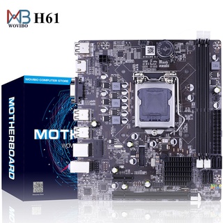 H61 LGA 1155 DDR3 Placa Base , Memoria micro-atx De 16 Gb , Tarjeta Madre De Escritorio Para Enchufe LGA1155 , CPU Intel Core I5 I7 Xeon #2
