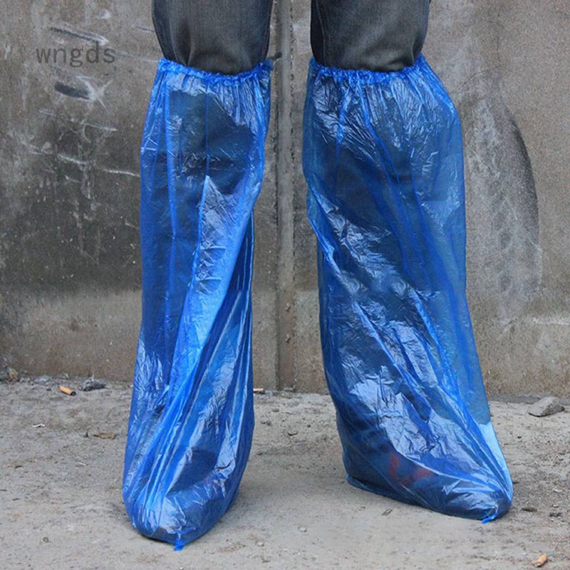 100x nuevo desechables sobre zapatos azulgrisáceos anti-antideslizante polvo densidad zapatos cubiertas 