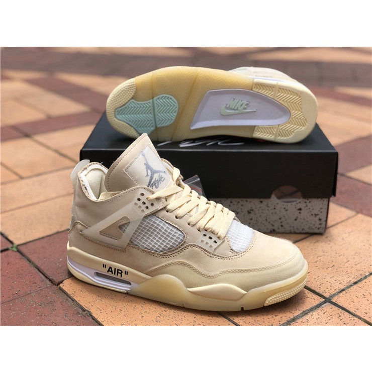 beige jordan 4