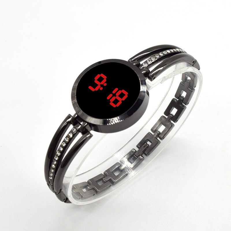 Women Watches LED Diamond Bracelet Electronic Watch Fashion Steel Band Touch Watch Montre Femme Reloj Mujer Relojes Para Mujer #7