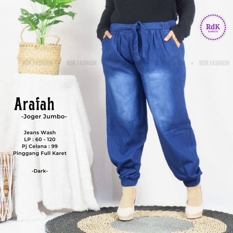 Arafat Jogger mujer Jeans Lp 60-120 Fit XXXL Pg correa de goma por Rdk | Shopee Colombia
