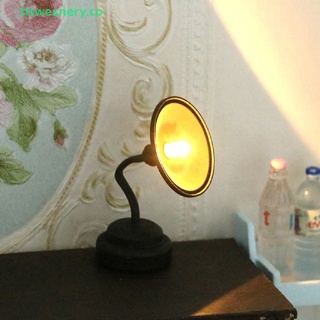 Image of tttwesnery 1 : 12 Lámpara LED Miniatura Para Casa De Muñecas De Pared Negra Con Interruptor De Decoración De Muebles Juguete Nuevo