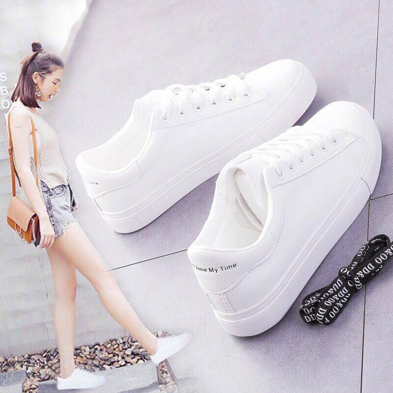 GG Zapatos Blancos Planos Mujer | Shopee Colombia