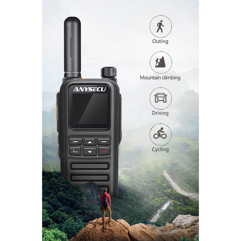 Image of HD-720A Android POC Radio walkie talkie Anysecu 720A 4G De Dos Vías realptt O Zello #8