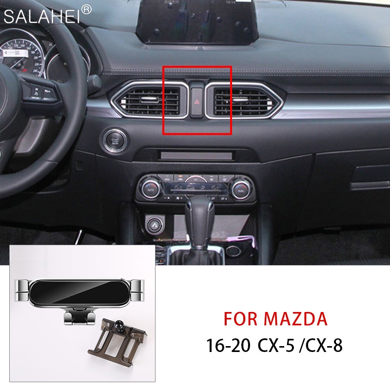 Soporte De Teléfono Móvil Para Coche De Gravedad Para Mazda CX-5 2017 2018 GPS Para Ventilación De Aire CX5 2017-2021 CX8 2017-2020 #4