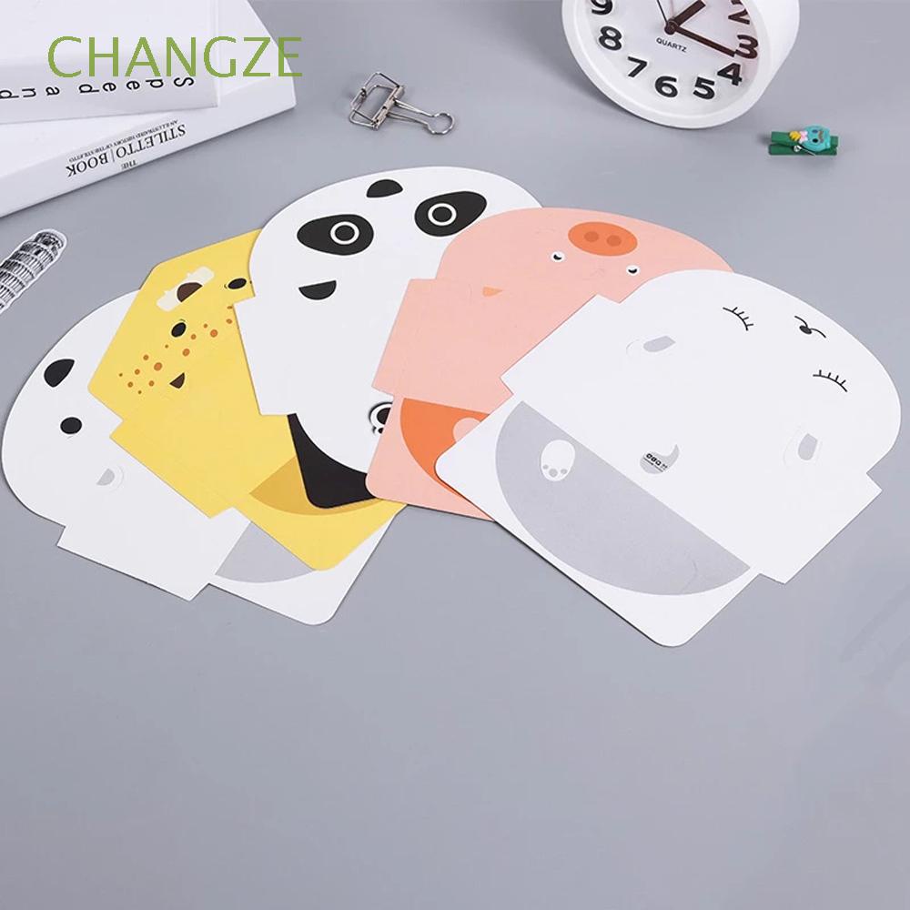 CHANGZE School Supplies Cartoon Animal Envelope Stationery Greeting Card Cartoon  Paper Envelopes Whishing Card Bear Birthday Card Lovely for Kids Panda Writing  Paper | Shopee Colombia