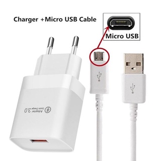 Image of thu nhỏ (Spot) Cargador Rápido USB De 18 W Carga Rápida 3.0 Cable De Teléfono C Micro QC 3.0 Para Poco X3 Samsung A5 S20 Huawei P40 (Nuevo) #8