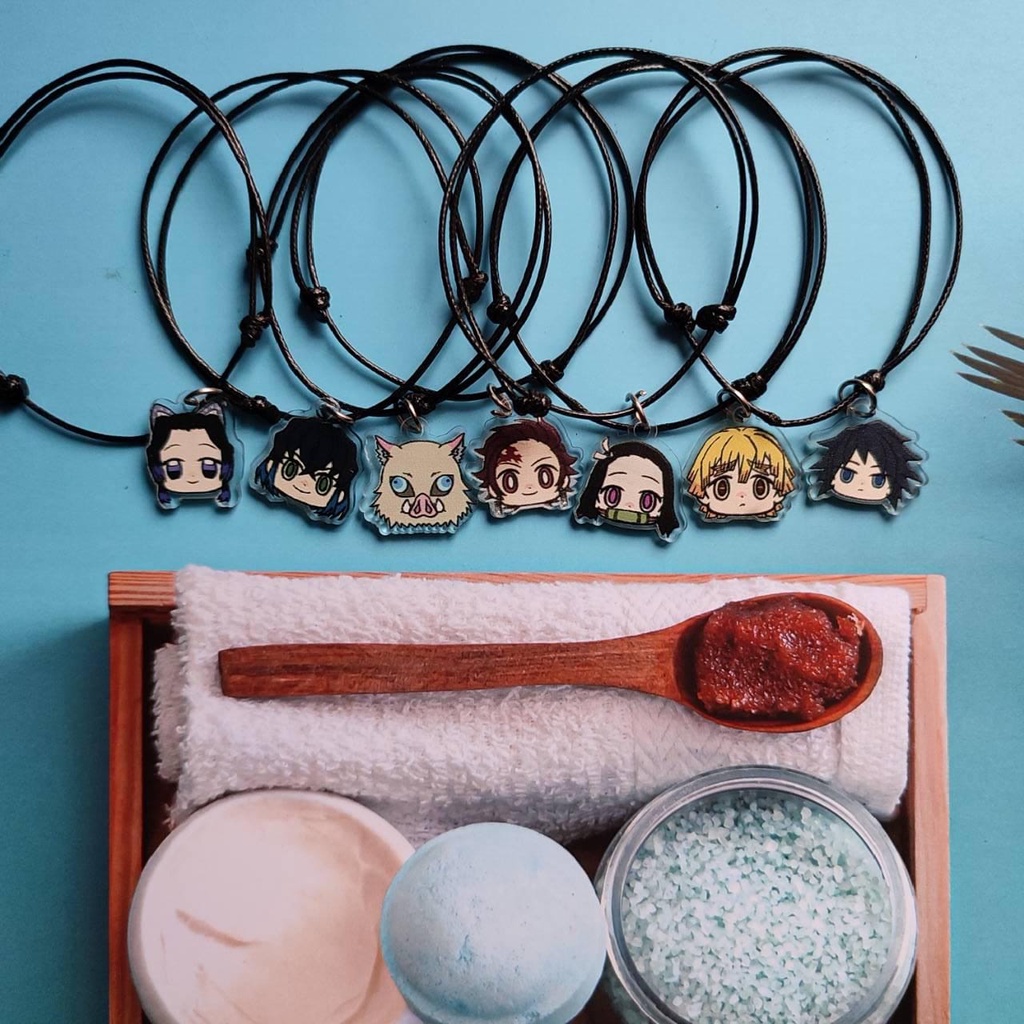 Pulsera de anime - pulsera Demon Slayer (Kimetsu no Yaiba) gancho