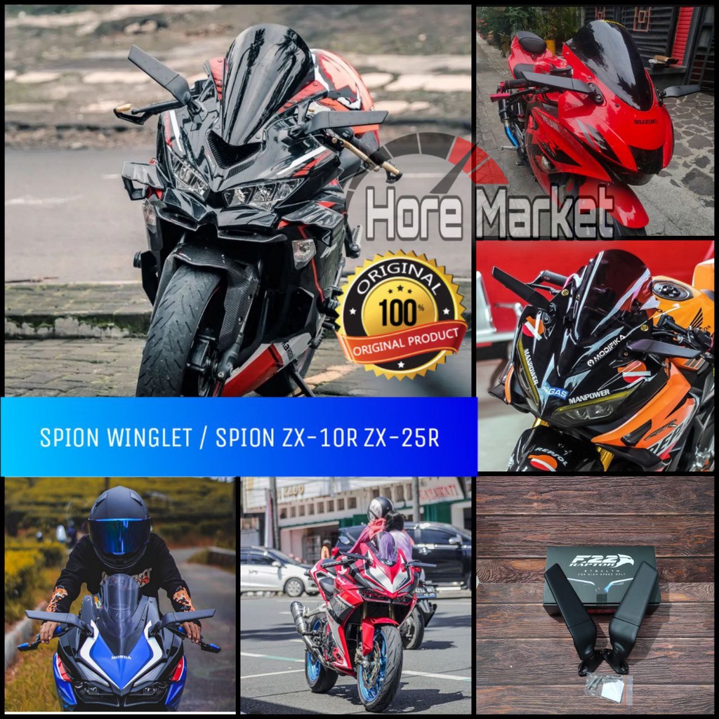 Espejo Retrovisor Retrovisor STEALTH Espejo Retrovisor Carenado ZX 25R 