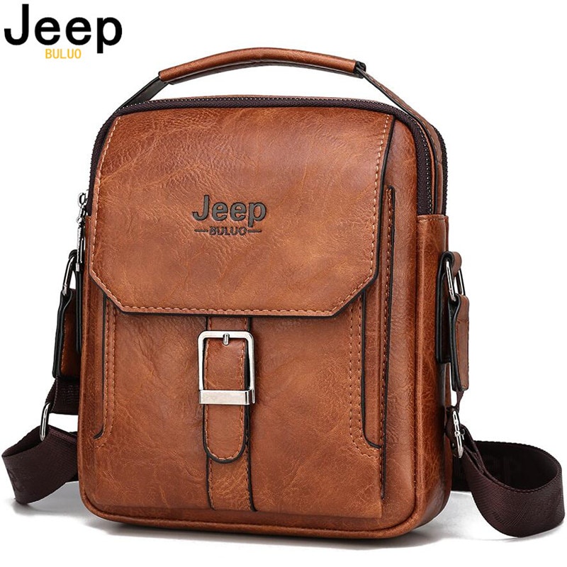 Alegaciones Confundir alias jeep buluo big brand hombre bolso de mano crossbody business casual  daypacks cuero 2022 nuevos hombres moda mensajero hombro | Shopee Colombia
