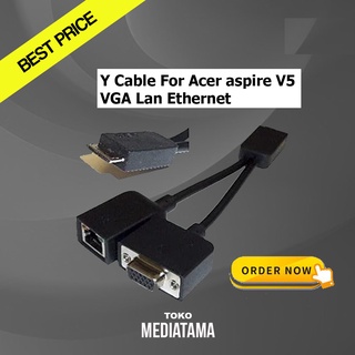 Image of Adaptador Vga LAN Ethernet Y Cable