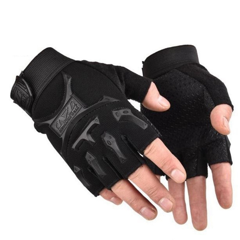 Image of Supre 1 Par De Guantes De Medio Dedo Protectores Transpirables Antideslizantes Para Niños #6