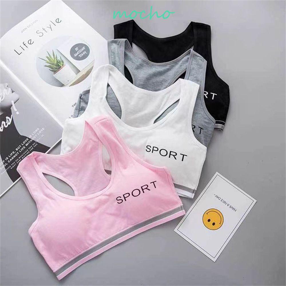 Mocho Adolescente Ropa Interior De Algodón Suave Para Niñas 8-14 Años  Sujetador Deportivo Niña | Shopee Colombia