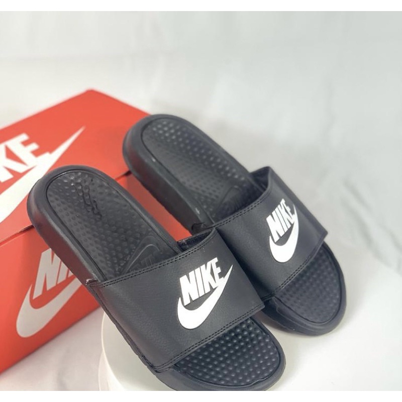 Nike Benassi sandalias negras sandalias | Shopee Colombia