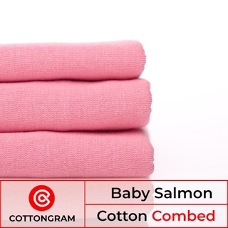 Cottongram camiseta Material de tela algodón peinado Premium serie de  colores claros por 500 gramos | Shopee Colombia