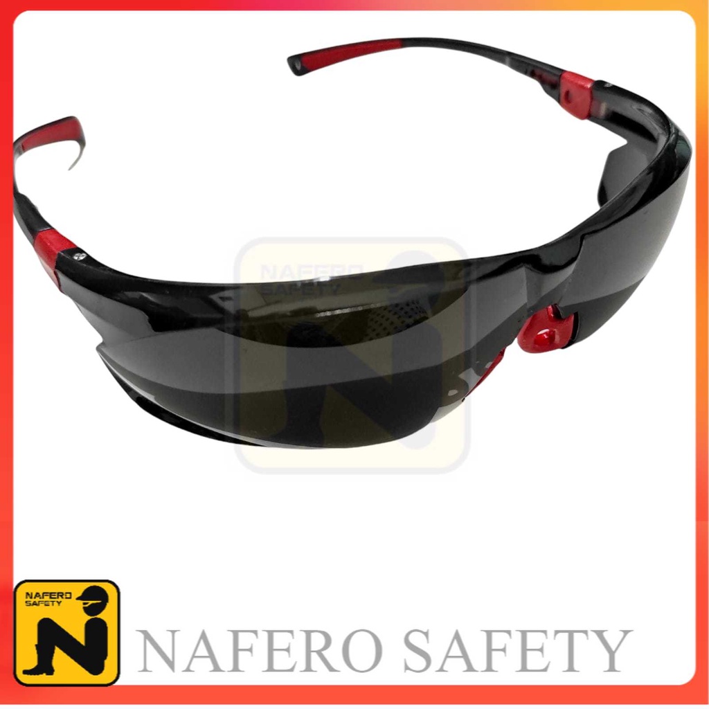 LENTES SEGURIDAD POLICARBONATO INGCO HSG06 OSCURO G° 8