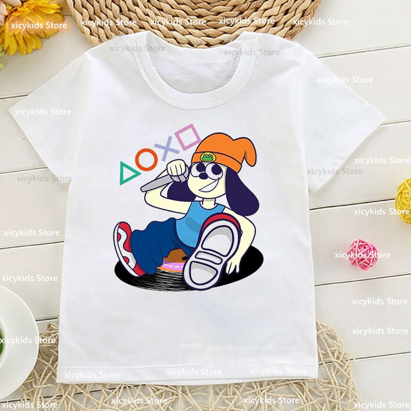 Nueva Camiseta De Moda Para Niños Rapero Parappa El Anime Dibujos Animados  Ropa De Harajuku Para Niñas Linda | Shopee Colombia
