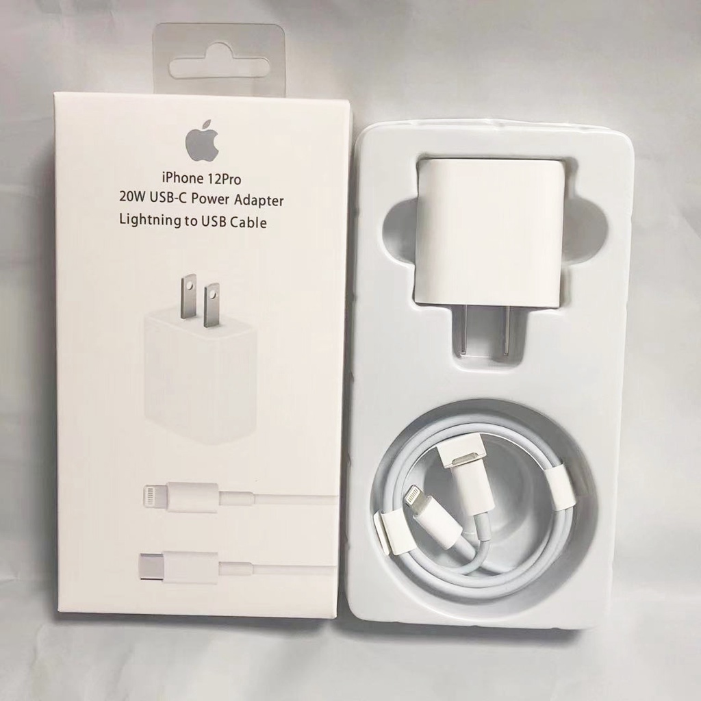 Cable Cargador Original De Apple Logo Iphone Lightning 20w Adaptador De Alimentación Usb C 1m2m 5143