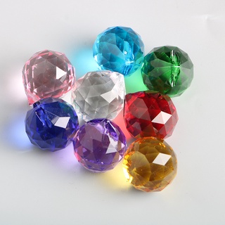 Crystalsuncatcher Rainbow Maker 20 mm Juego de 4 lámparas de araña de Cristal con Forma de Bola de Prisma Octogonal 