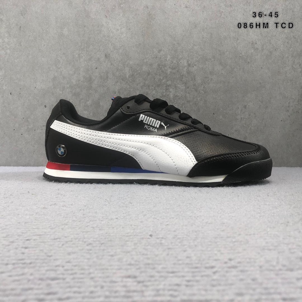 PUMA BMW MMS ROMA JR Roman Joint Cuero Low-Top Zapatos De Hombre Mujer Zapatillas De Tenis Para Hombres 952 Deportivos Casuales 306868-02 #3