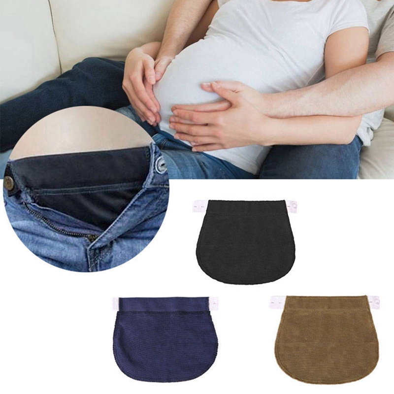 WE-WIN Ajustable cómodo botón extensores elástico pantalones cintura extender vientre cinturón de maternidad desgaste solución 